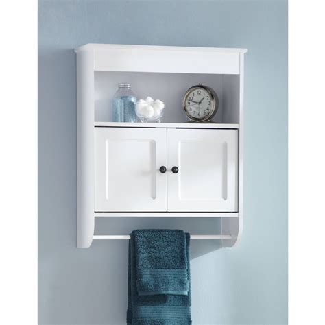 Hawthorne Place Wood Wall Cabinet White