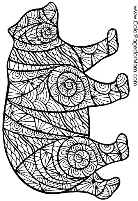 Animals 68 Advanced Coloring Page