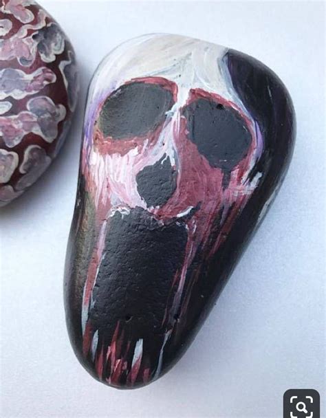 Pin By Tam Danley On Rock Painting Skull Painting Painted Rocks