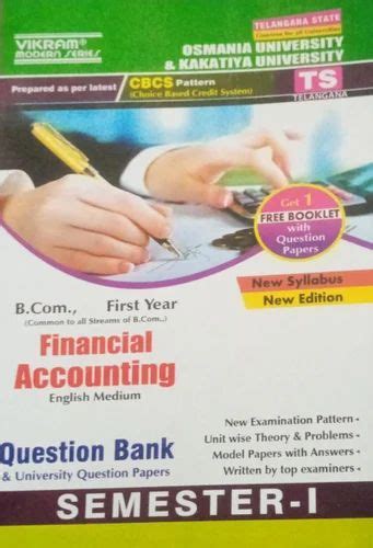 Degree First Year Financial Accounting English Medium Semester I