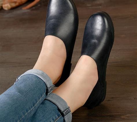 2 Colors Handmade Soft Leather Flat Shoesoxford Women Shoes Etsy