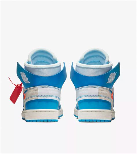 off white jordan 1 unc powder blue sneaker tees release