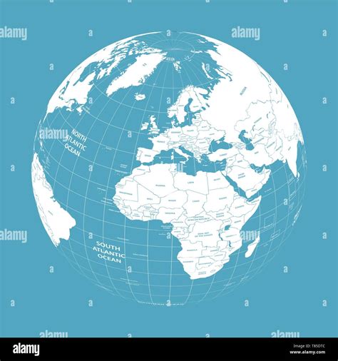 Vector Earth Globe Stock Vector Image And Art Alamy