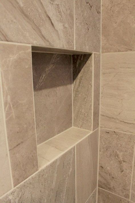 Mitred Tile Edges In A Recessed Shelf Always A Better Look Than Using Trim We Do It As
