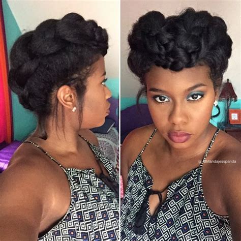 10 Gorgeous Photos Of French And Dutch Braid Updos On Natural Hair Natural Hair Styles Long