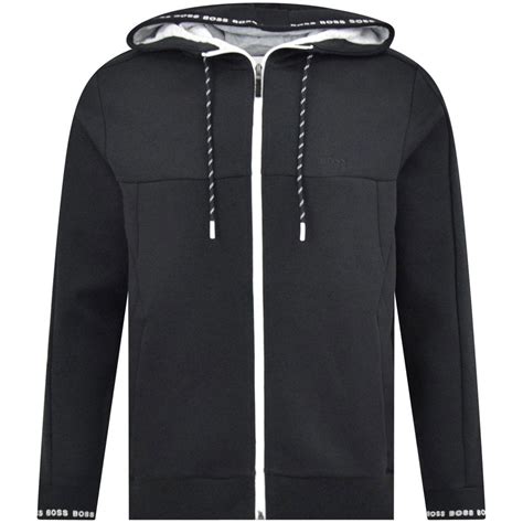 Boss Black Saggy Full Zip Track Hoodie Men From Brother2brother Uk