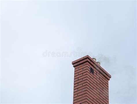 House Chimney With Flying Smoke Stock Image Image Of Pattern