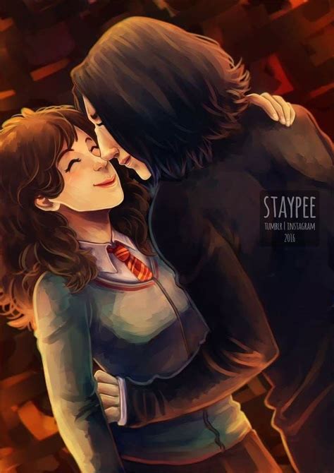 Pin By Cloudxvii On Snamione Snape And Lily Severus Snape Fanart