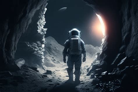 Prometheus The Thing Astronaut In Moon Astronaut Monster Environment