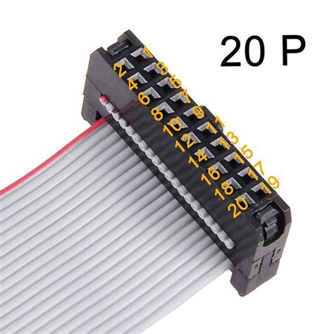 2mm Ribbon Cable 20 Pin Idc Connector Ecocables