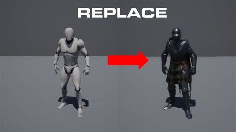 How To Replace The Unreal Engine Mannequin Character YouTube