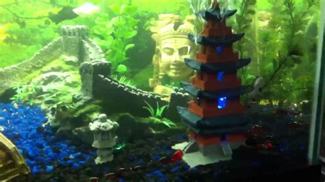 ♦ the size of the fish tank: My 40 Gallon Asian Themed Aquarium - Great Wall of China ...