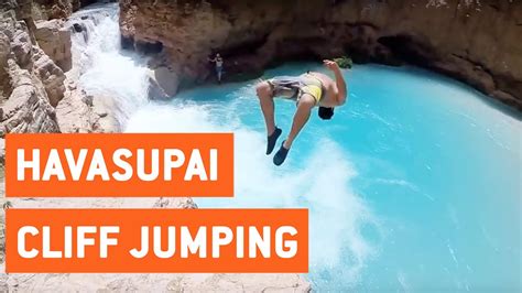 Cliff Jumping At Havasupai Falls Bucket List Youtube