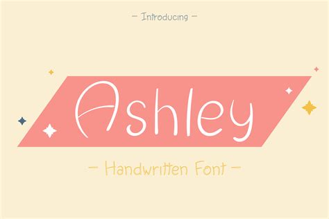 Ashley Font By Wanida Toffy · Creative Fabrica