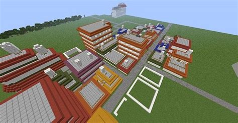 Naruto Konoha Villages In The Leaves Minecraft Project