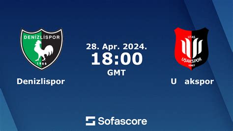 Denizlispor vs Uşakspor live score H2H and lineups Sofascore