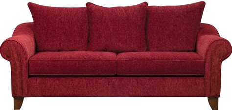 Reese Chenille Sofa Red The Brick