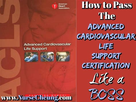 How To Pass The Advanced Cardiac Life Support Certification Contains