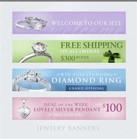 Jewelry Banners Banner Ad Contest