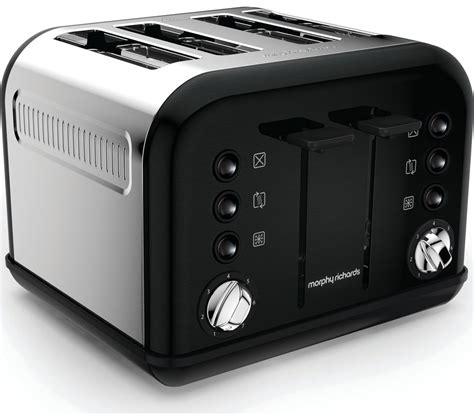 Buy Morphy Richards Accents 242031 4 Slice Toaster Black Free