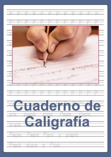 Cuaderno De Caligrafía I Materiales Educativos Gratis En 2020