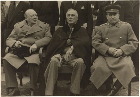 Churchill Roosevelt And Stalin At Yalta Americas Presidents