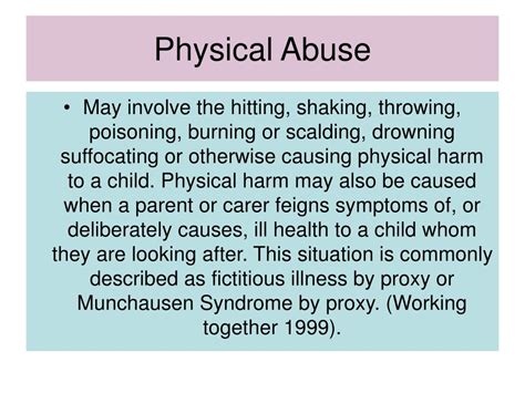 Ppt Signs And Symptoms Of Abuse Powerpoint Presentation Free Download Id 1270044