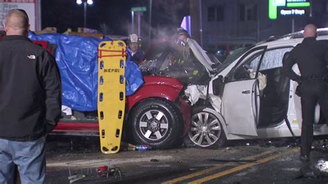 2 Dead 3 Hospitalized After Fiery Car Crash In Camden County New