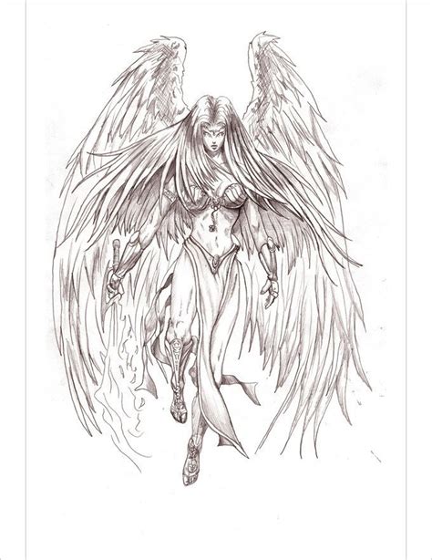 28 Angel Drawings Free Drawings Download Angel Drawing Valkyrie