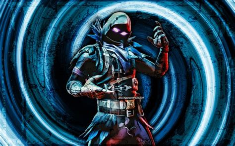 Download Imagens 4k Raven Fundo Azul Grunge Jogos De 2020 Fortnite