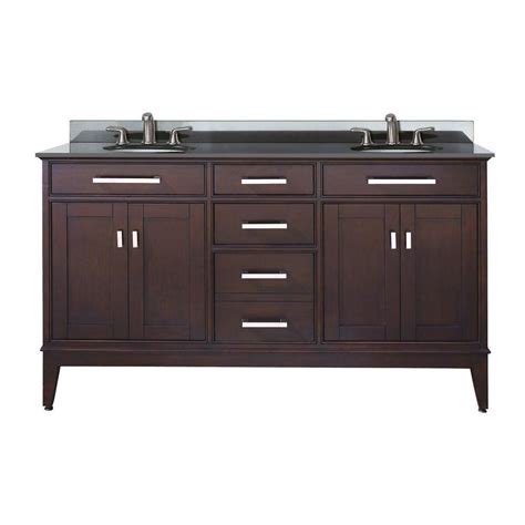 Avanity Madison 61 Inch W 3 Drawer Freestanding Vanity In Brown With