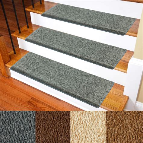Carpet Stair Treads Non Slip Bullnose Carpet For Stairs Indoor