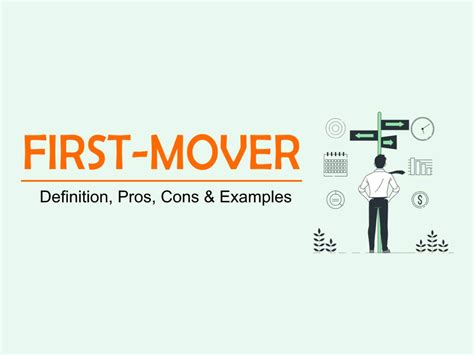 First Mover Strategy Definition Pros Cons And Examples Marketing Tutor