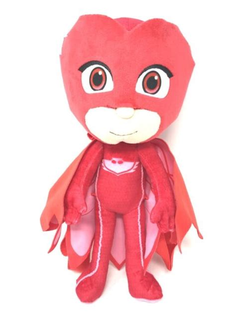 Pj Mask Owlette Red 15 Soft Plush Doll Backpack Authentic Brand New