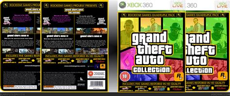 Grand Theft Auto Collection Xbox 360 Box Art Cover By Ab501ut3 Z3r0