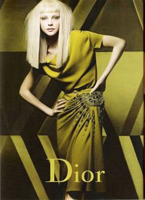 John Galliano For Christian Dior 2007 Fw Chartreuse Runway Dress At