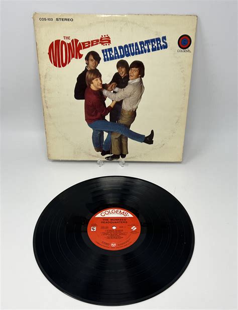 1967 Vintage The Monkees Headquarters Lp Vinyl Album Colgems Records