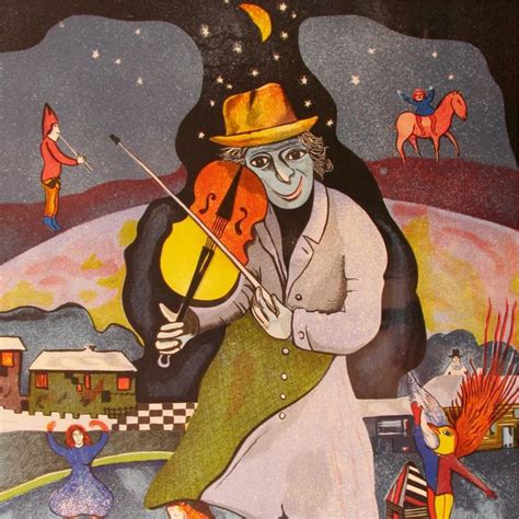 Fiddler On The Roof Style Ninsky Chagall Style Ltd Ed