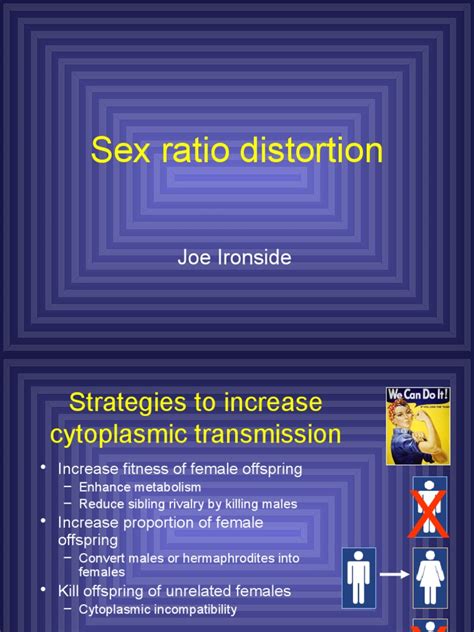 Sex Ratio Distortion Pdf Sex Biological Interactions