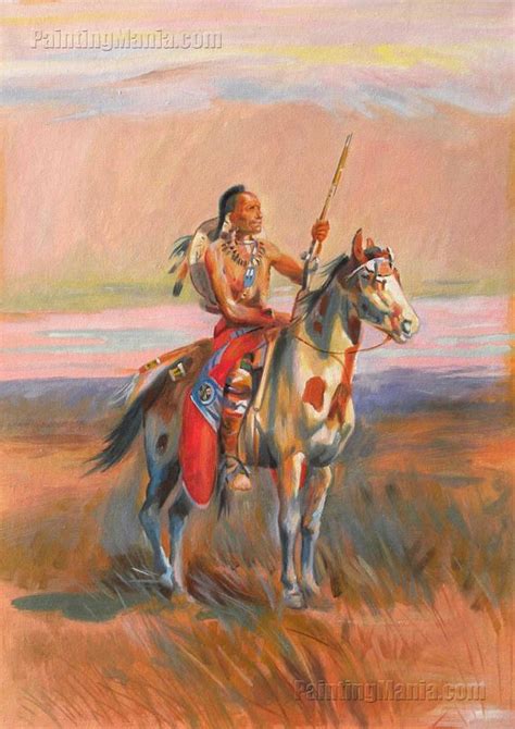 The Scout Charles Marion Russell Hand Painted Oil Painting