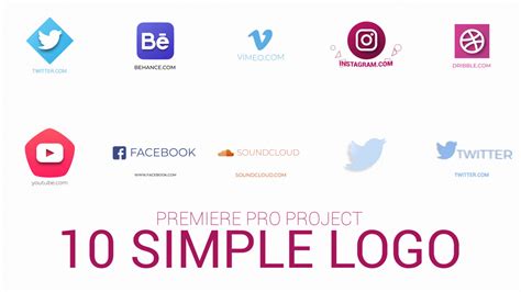 10 Simple Logos Premiere Pro Templates Motion Array