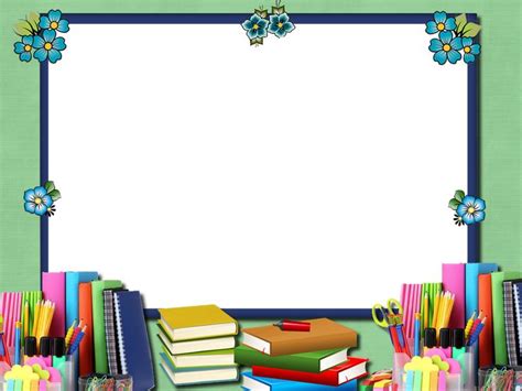 School Png Frame School Frame Clip Art Borders Boarders And Frames