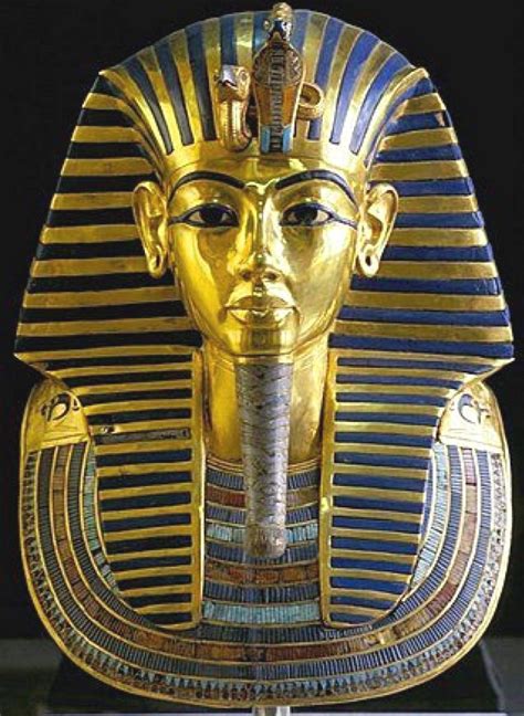 The Gold Mask Of Tutankhamun C 1330 Bc Egyptian Museum Cairo Egypt