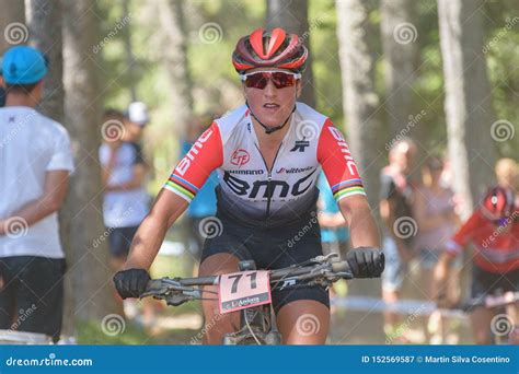 Ciclistas En El Mundial 2019 De Mercedes Benz Uci Mtb Xco Vallnord Andorra En Julio De 2019