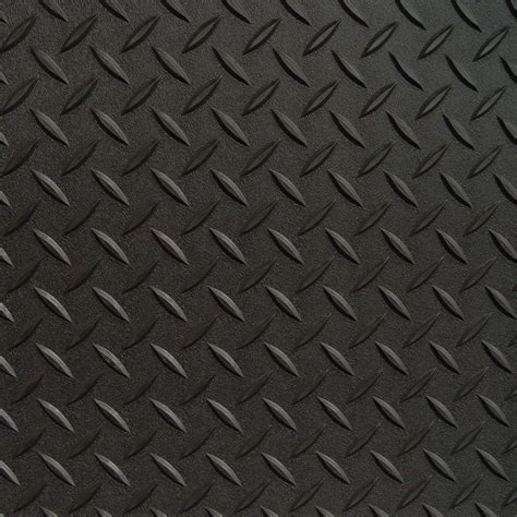Diamond Deck 5 Ft X 6 Ft Black Textured Pvc Pet Padatv Mat 84056