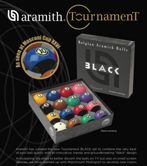 Aramith Tournament Black Pool Ball 2020 Brand New Free Shipping Canada