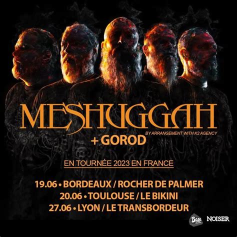 Concert Meshuggah 19062023 Bordeaux Cenon Le Rocher De Palmer