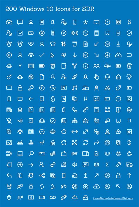 200 Free Icons For Windows 10 Apps Super Dev Resources