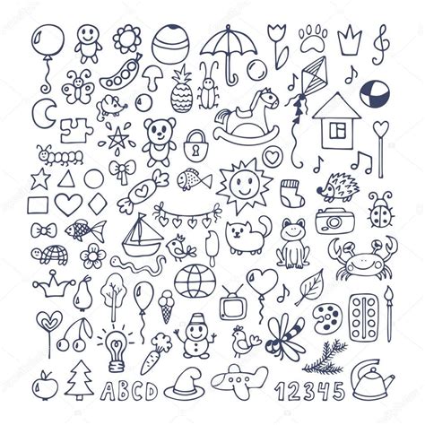 Drawings Hand Doodles Collection Of Hand Drawn Cute Doodles Doodle