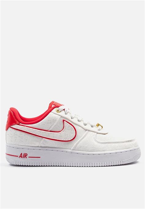 Wmns Air Force 1 07 Lx 898889 101 Whiteuniversity Red White White